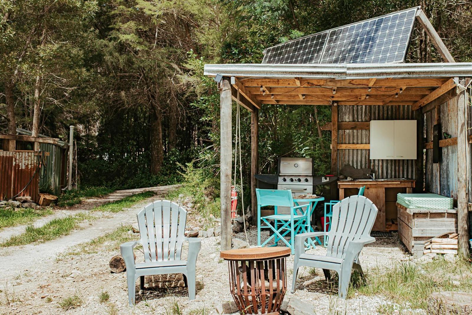 Golden Bay Glamping Otel Takaka Dış mekan fotoğraf